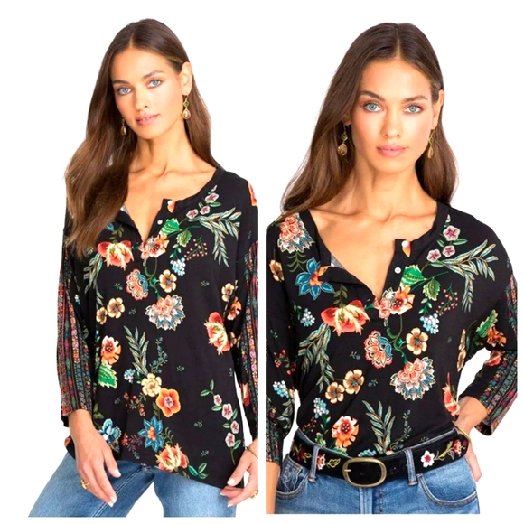 Johnny Was Embroidered & Floral Pattern Top Lot. - Picture 2 of 16
